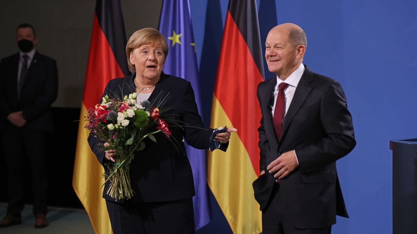 Angela Merkel und Olaf Scholz