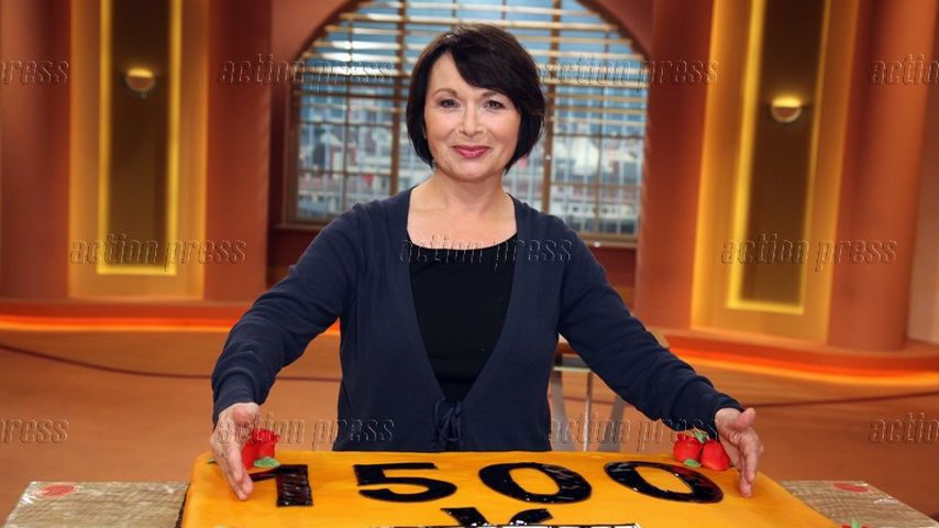 Angelika Kallwass bei der 1500. Folge von "Zwei bei Kallwass"