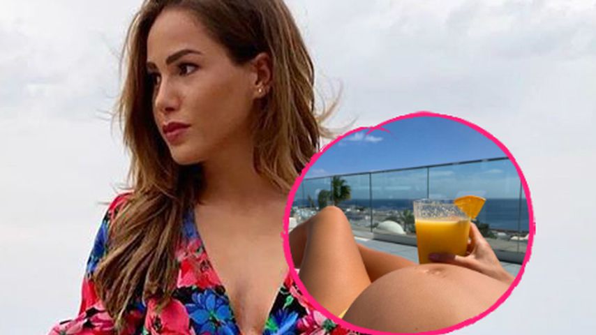 Letzter Paar-Urlaub: Angelina Heger zeigt nackten Babybauch