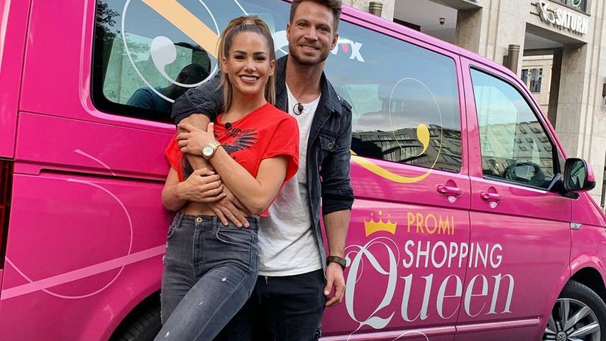 Angelina Heger und Sebastian Pannek bei "Promi Shopping Queen"