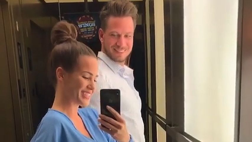 Angelina Heger und Sebastian Pannek im Dezember