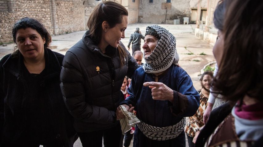 Flüchtlingsdrama: Angelina Jolie besucht den Irak