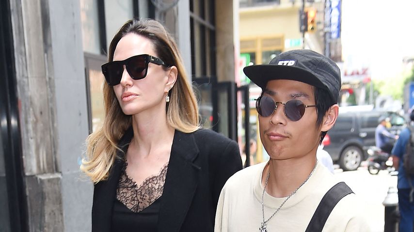 Angelina Jolie mit ihrem Sohn Pax