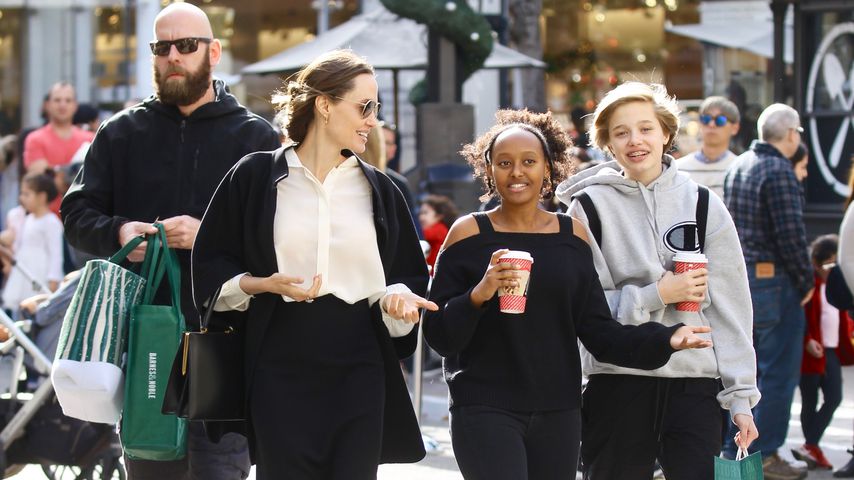 Last-Minute-Shopping: Angelina Jolie mit Töchtern unterwegs