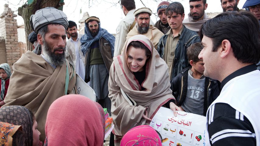 Angelina Jolie in Kabul, Afghanistan