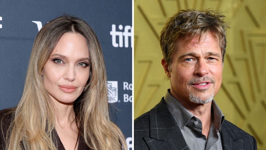Collage: Angelina Jolie und Brad Pitt