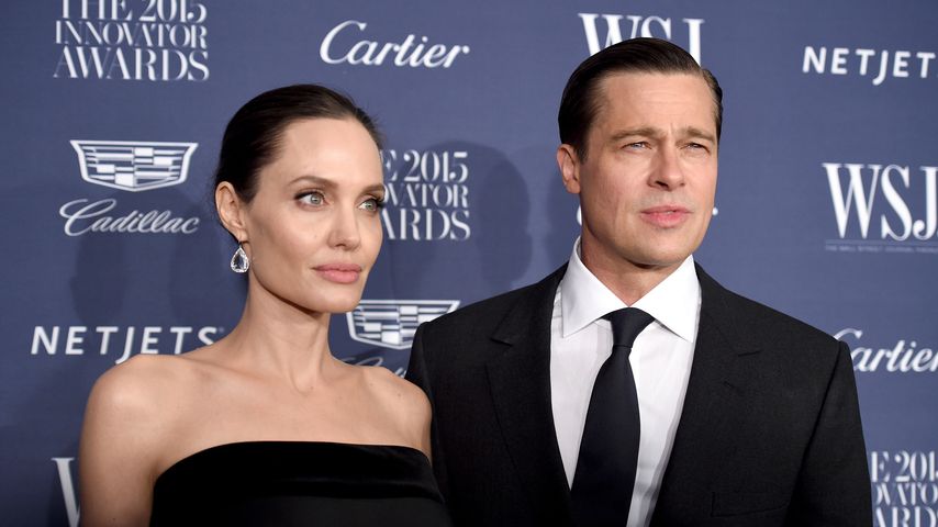 Angelina Jolie und Brad Pitt in New York im November 2015