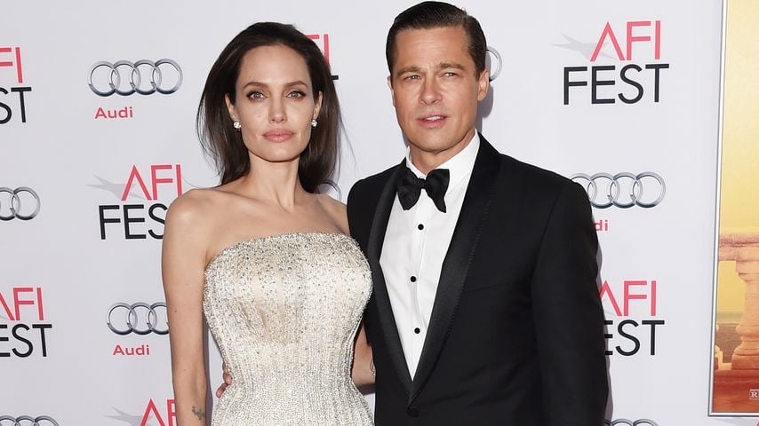 Angelina Jolie und Brad Pitt im November 2015