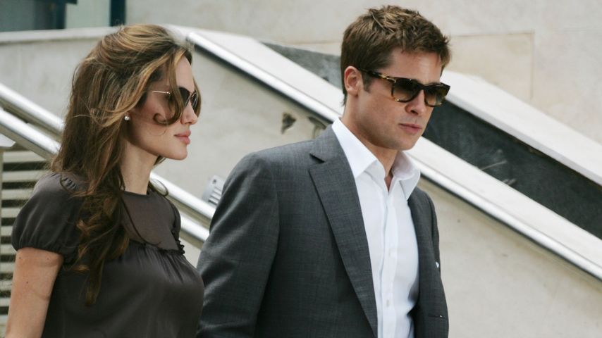 Angelina Jolie und Brad Pitt, Mai 2007