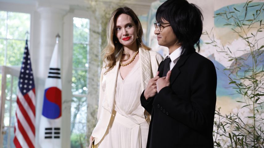 Angelina Jolies Kinder lernten sie am "Maria"-Set neu kennen