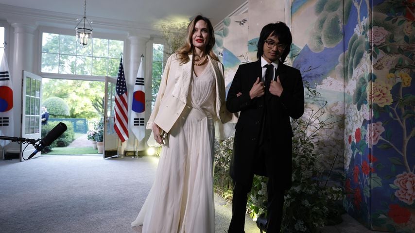 Angelina Jolie und ihr Sohn Maddox Jolie-Pitt