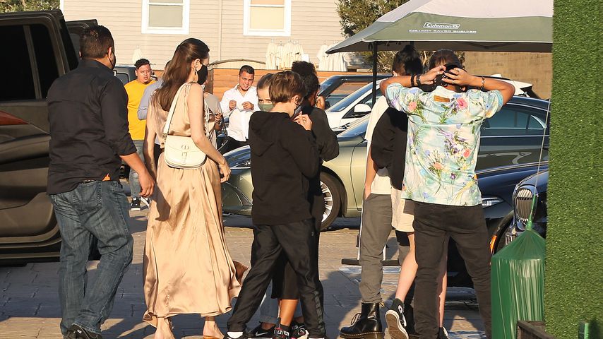 Angelina Jolie und ihre sechs Kinder im August 2020