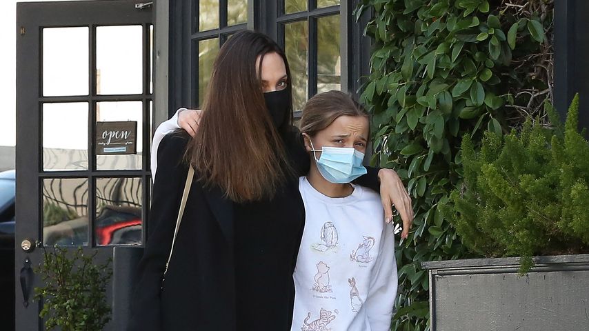 Angelina Jolie und Vivienne Jolie-Pitt im April 2021