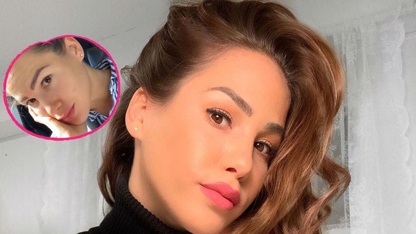 Neu-Mama Angelina Pannek hat keine Zeit mehr zum Schminken!