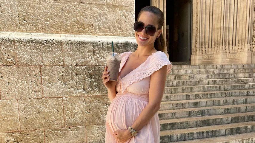 Bald zweifache Mama: Angelina Pannek kann es kaum glauben