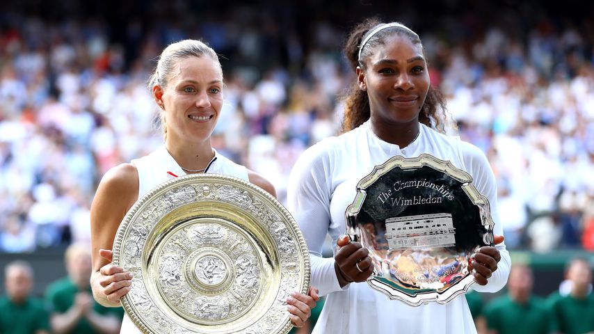 Angelique Kerbe und Serena Williams