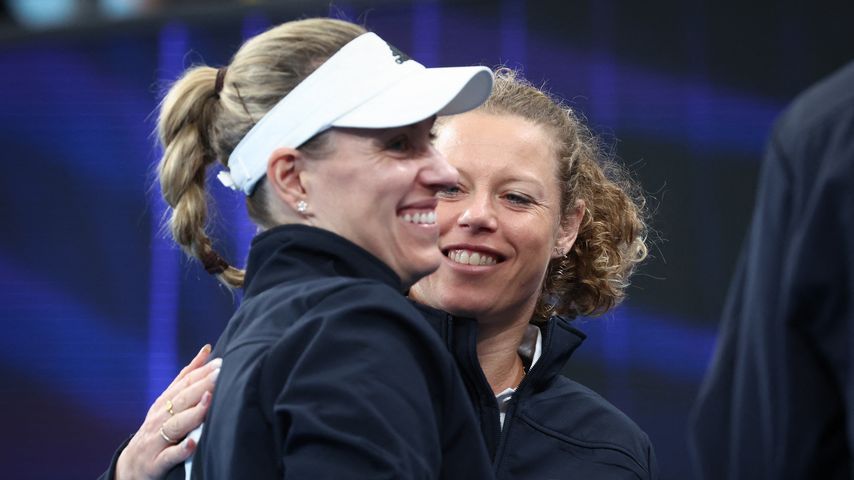 Angelique Kerber und Laura Siegemund beim United Cup