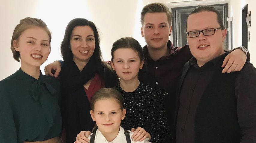 Angelo Kelly und seine Familie im Dezember 2019