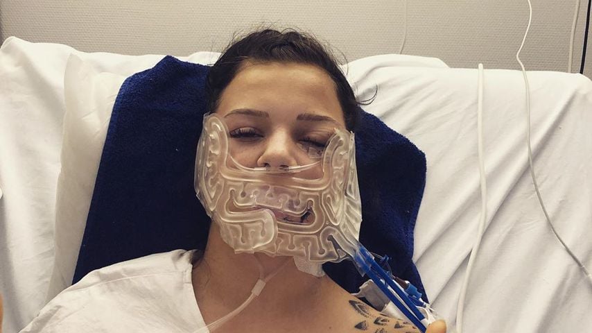 Angie Berbuer im Krankenhaus