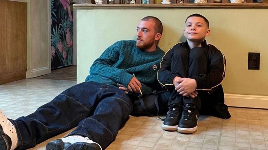 Angus Cloud und Javon Walton am Set von "Euphoria"