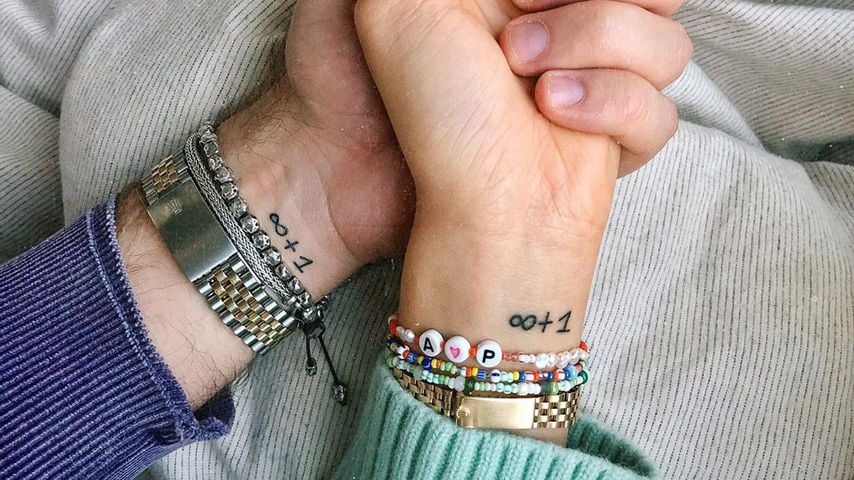 Anh und Patrick Maschke zeigen ihr Liebestattoo 2019