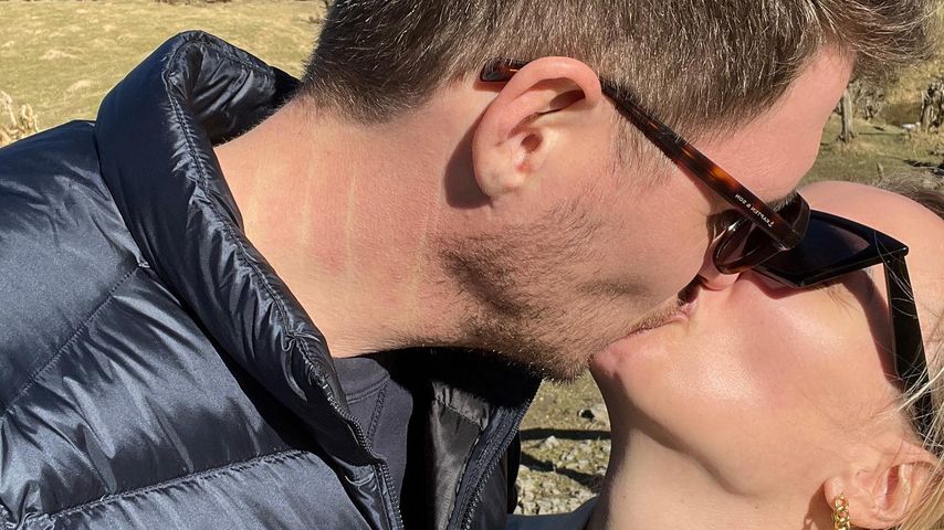 Ania Niedieck mit ihrem Mann Chris, April 2022