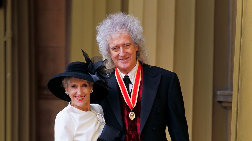 Anita Dobson und Brian May, 2023