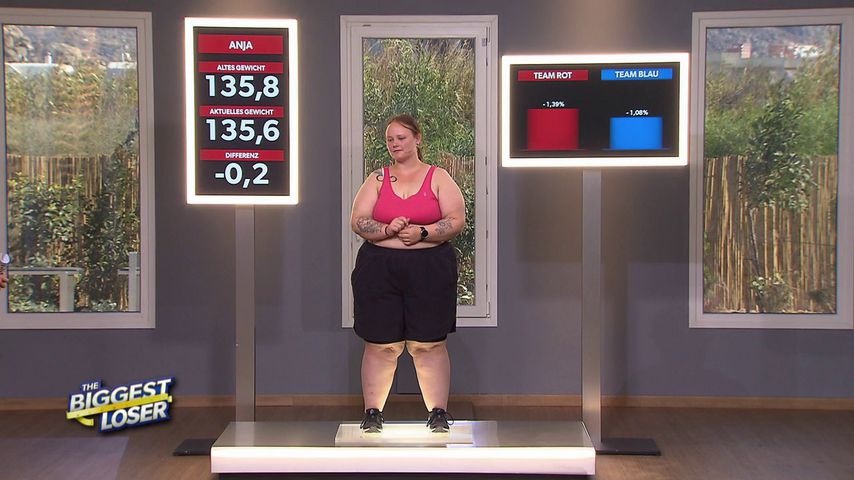 Anja in der vierten Folge von "The Biggest Loser"