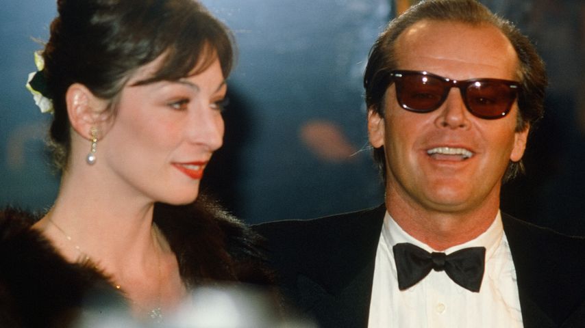 Anjelica Huston und Jack Nicholson bei der American Film Institute Gala 1983