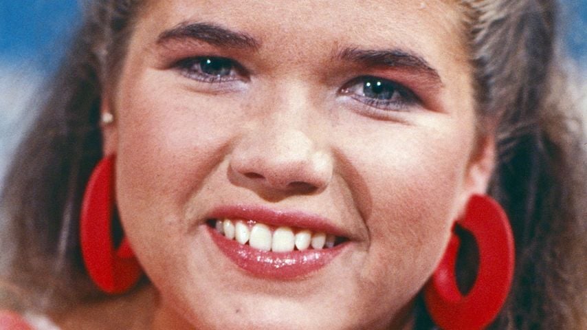 Moderatorin Anke Engelke, 1986