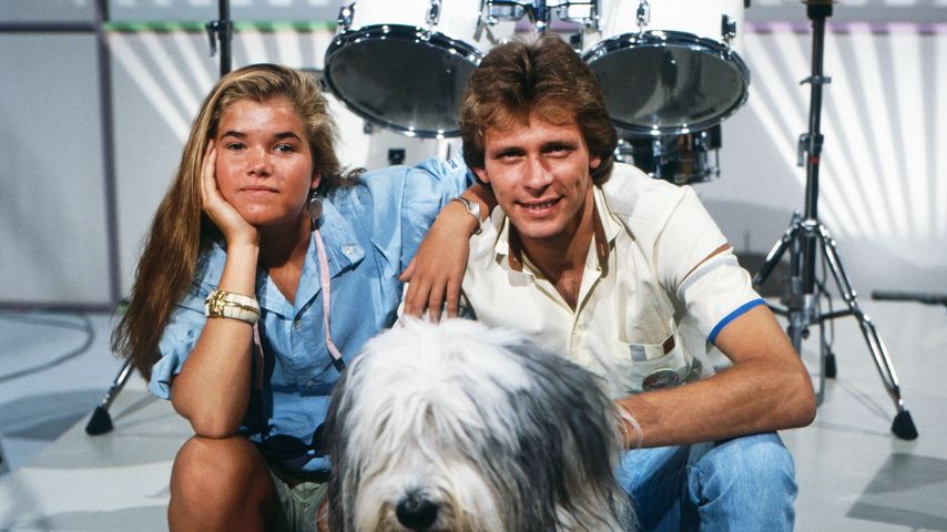 Anke Engelke, Bobtail Wuschel und Benny Schnier als Moderatoren im "ZDF Ferienprogramm"