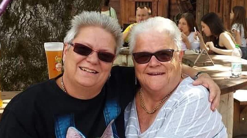 Anke Leithäuser mit ihrer Mutter Gisela