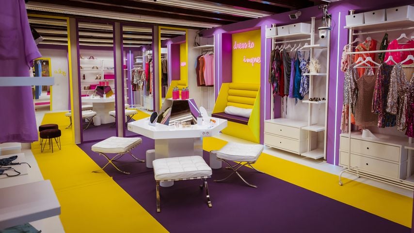 Das Ankleidezimmer in der neuen "Love Island"-Villa