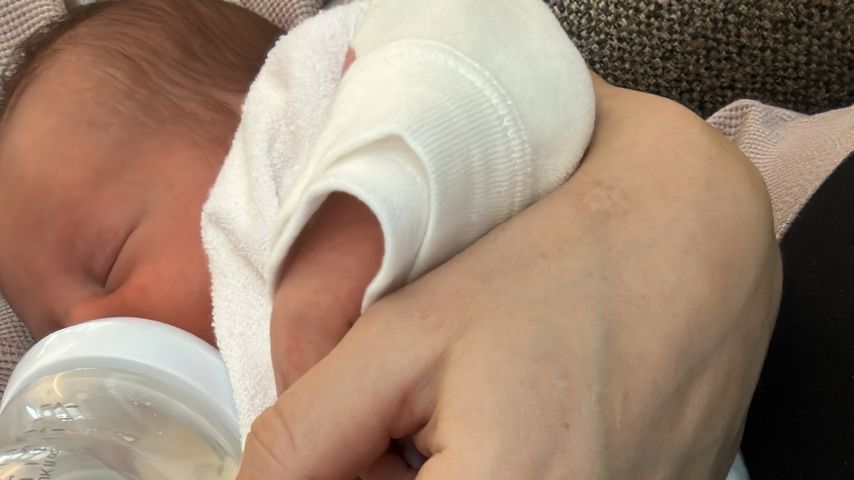 Ann-Kathrin Götze zeigt ihre Tochter, Oktober 2023