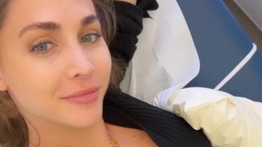 Baby noch nicht da: Ann-Kathrin Götze hochschwanger beim CTG