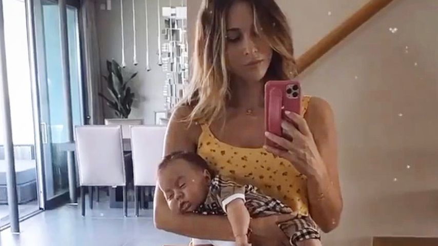 Mama-Sohn-Bild: Ann-Kathrin Götze zeigt Rome erstmals ganz!