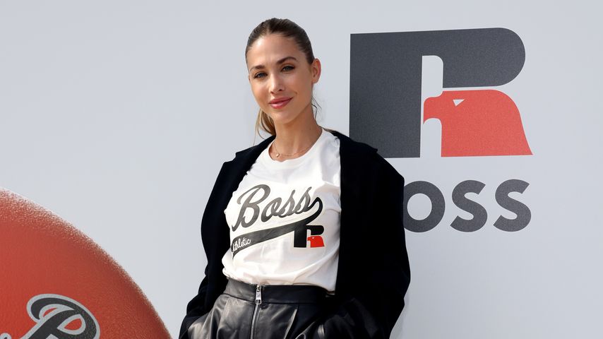 Ann-Kathrin Götze bei der Fashion Week in Mailand im September 2021