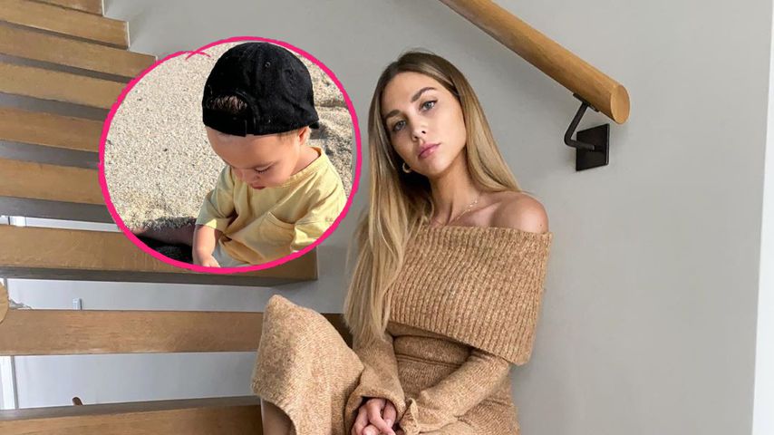Wow! So groß ist Ann-Kathrin Götzes Sohn Rome schon!