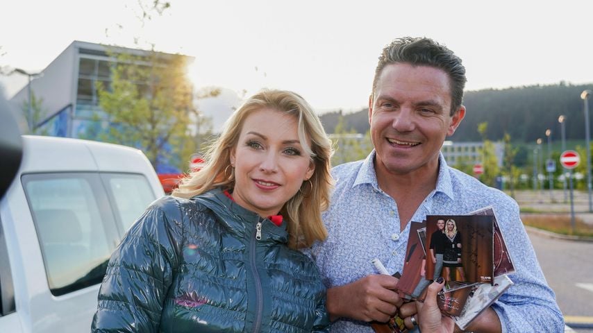 Anna-Carina und Stefan Mross im Mai 2020 in Titisee-Neustadt