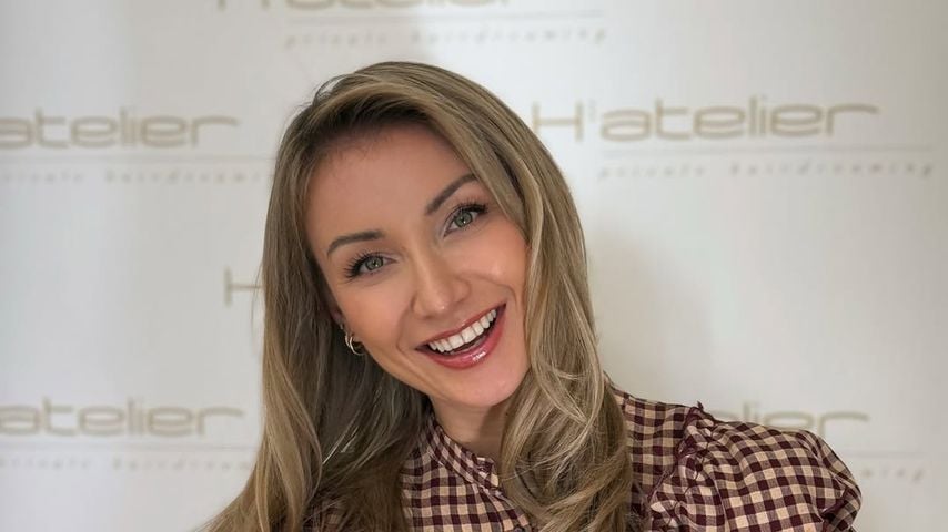 Anna-Carina Woitschack zeigt ihre neue Haarfarbe, Oktober 2025