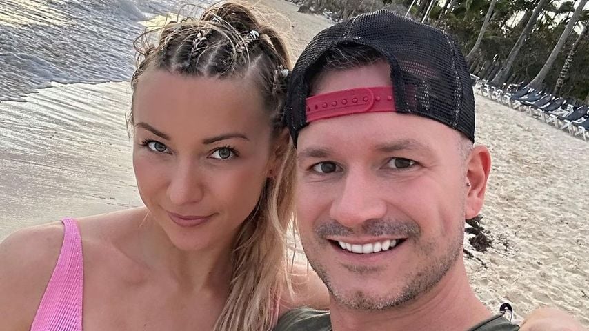 Anna-Carina Woitschack mit ihrem Partner Daniel
