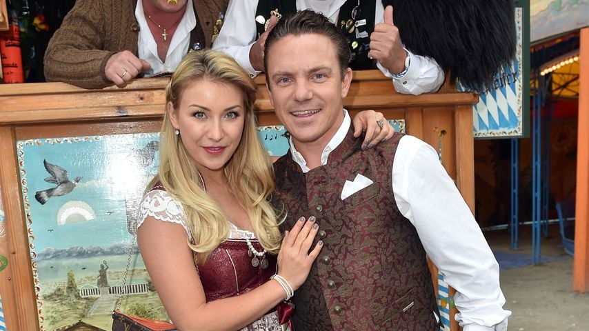 Anna-Carina Woitschack und Stefan Mross auf dem Münchner Oktoberfest 2017