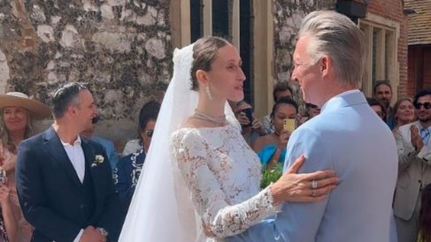 Anna Cleveland und Jefferson Hack bei ihrer Hochzeit im Juli 2023