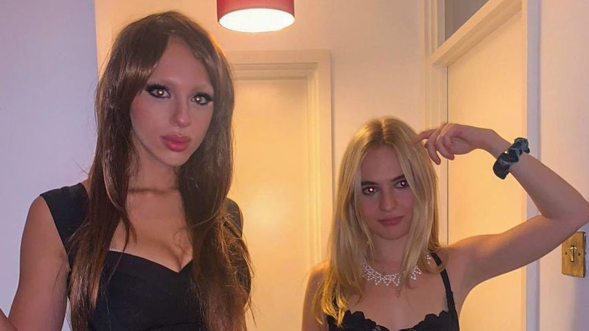 Anna Ermakova und eine Freundin im November 2020