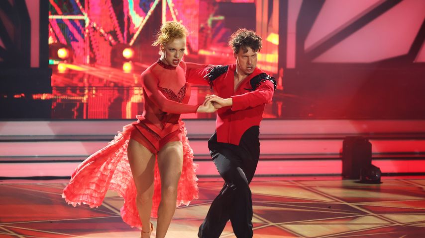 Anna Ermakova mit Valentin Lusin bei "Let's Dance"