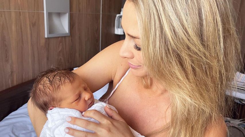 Anna Heinrich und ihre Tochter Elle, 2020