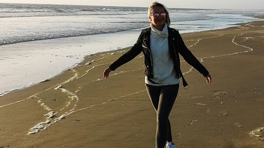 Anna Heiser in Swakopmund, März 2020