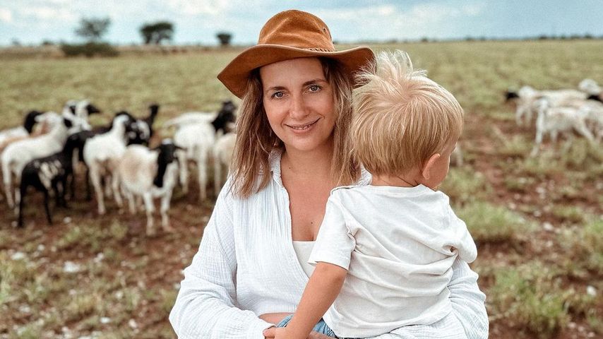 Anna Heiser und ihr Sohn Leon