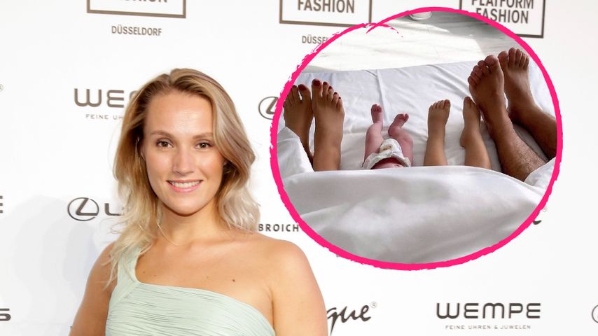 Mit einem süßen Bild: Anna Hofbauers zweites Baby ist da!