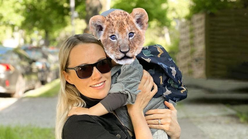 So macht sich Anna Hofbauers Sohn Leo als großer Bruder!